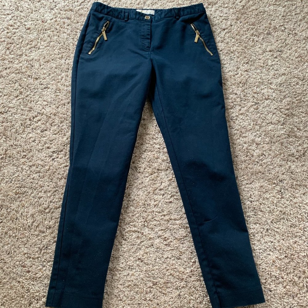Micheal Kors Navy Blue Pants